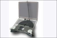 Laptop clamp Slide&Fix designed and produced by DeltaNet bv Laptop clamp Slide&Fix designed and produced by DeltaNet bv